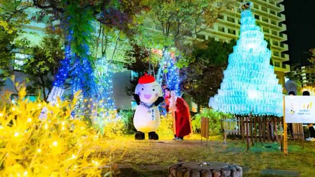 もりやま冬ホタル