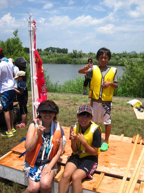 第32回野洲川冒険大会いかだくだり