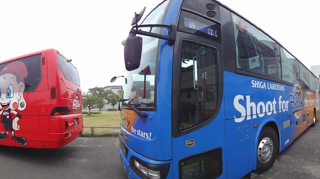 滋賀レイクススターズ守山ホームゲームに出店